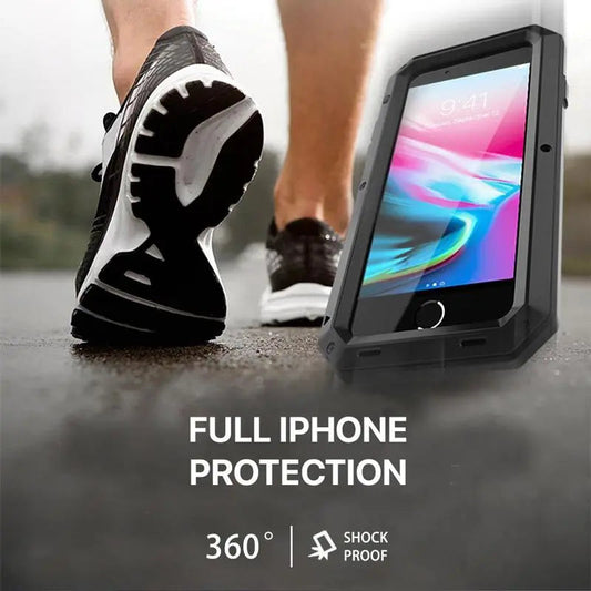 Titan Heavy Duty Metal iPhone Case For X, SE, 11, 12 & 13 Series Astra Cases