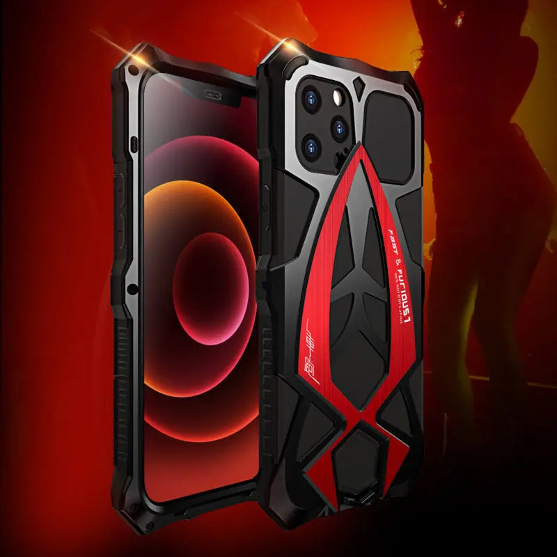 Rüstung Metall-Handyhülle für iPhone – Anime-case